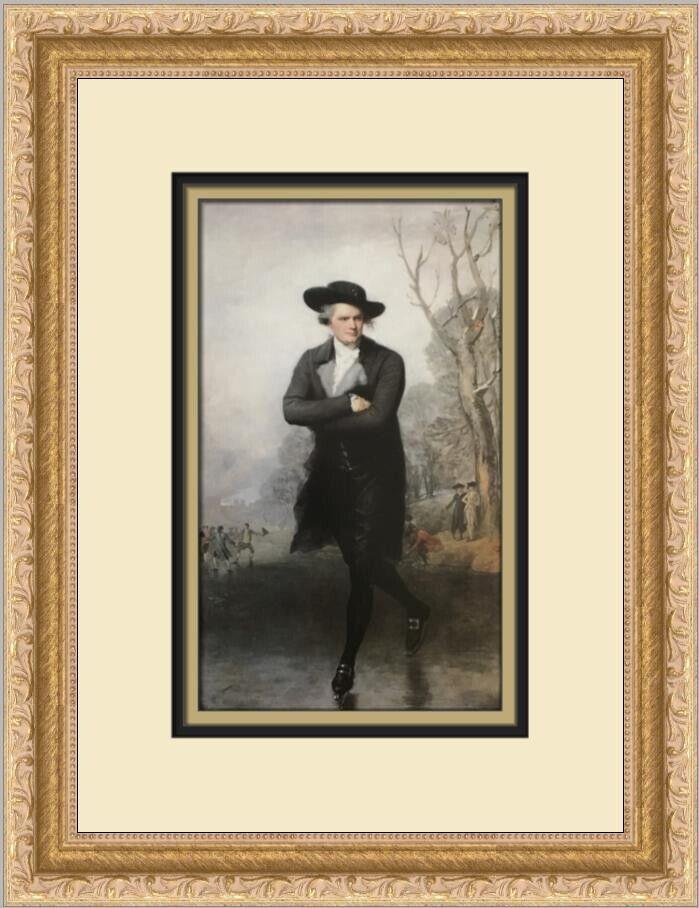 Gilbert Stuart The Skater Custom Framed Print: Gilbert Stuart The Skater Custom Framed Print Unit Of Sale: Single Piece Artist: Gilbert Stuart Size: Medium Custom Bundle: No Item Length: 11 in Region Of Origin: United States Framing: Matted & Fram
