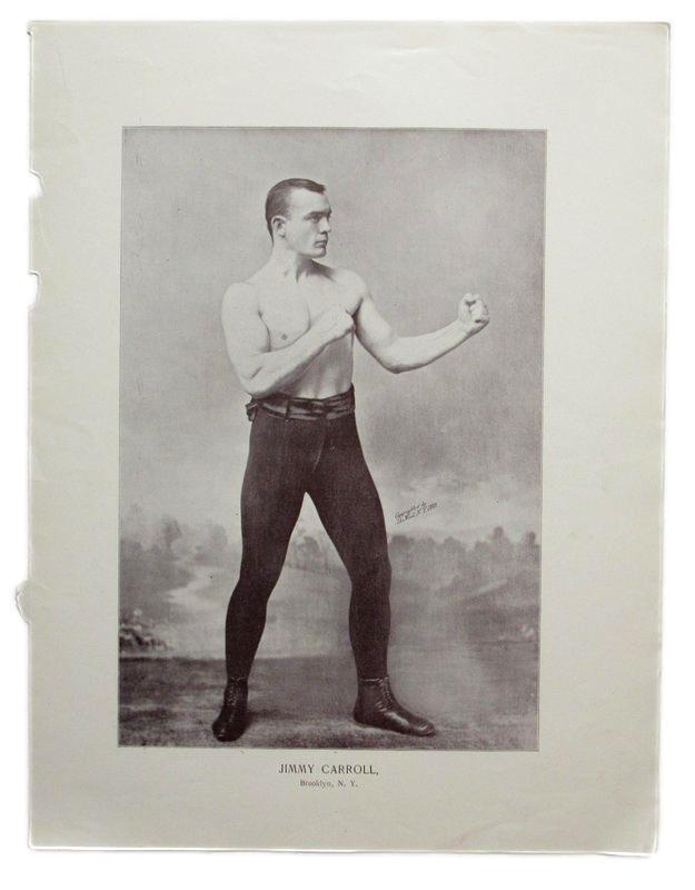 Jimmy Carroll Brooklyn 1895 Boxing Gladiators 11x15 Supplement Poster ...