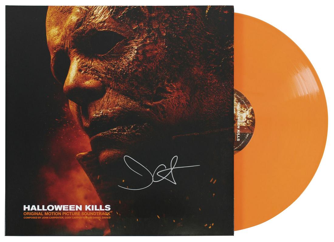 Jamie Lee Curtis Signed Halloween Kills Soundtrack Album Cover W/ Vinyl