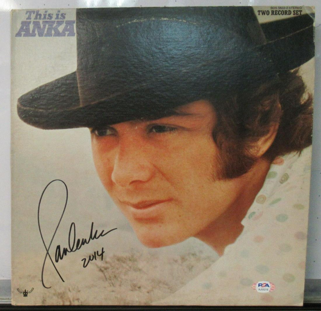 Paul Anka Signed Autographed Album This Is Anka PSA/DNA AJ55218: Paul Anka Signed Autographed Album This Is Anka PSA/DNA AJ55218 Artist: Paul Anka Industry: Music Signed: Yes Autograph Authentication: Professional Sports (PSA/DNA) Object Type: Record Original/Repro