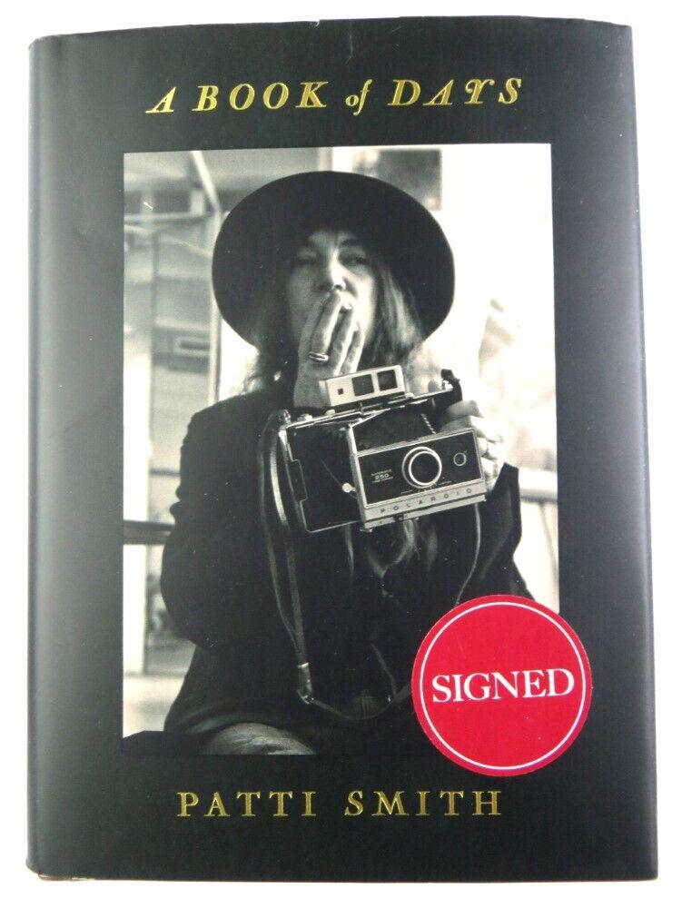 Patti Smith Signed Autographed Hardcover Book A Book of Days Beckett BAS: Patti Smith Signed Autographed Hardcover Book A Book of Days Beckett BAS Industry: Music Original/Reproduction: Original Autograph Authentication: Beckett Authentication Player: Patti Smith Pre-Owned