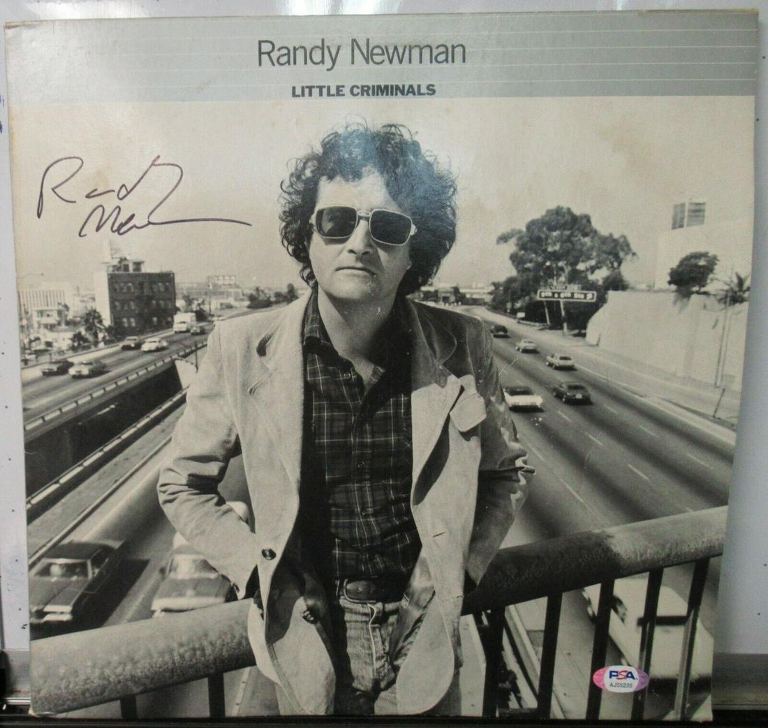 Randy Newman Signed Autographed Album Little Criminals PSA/DNA AJ55235: Randy Newman Signed Autographed Album Little Criminals PSA/DNA AJ55235 Artist: Randy Newman Industry: Music Signed: Yes Autograph Authentication: Professional Sports (PSA/DNA) Object Type: Record Orig