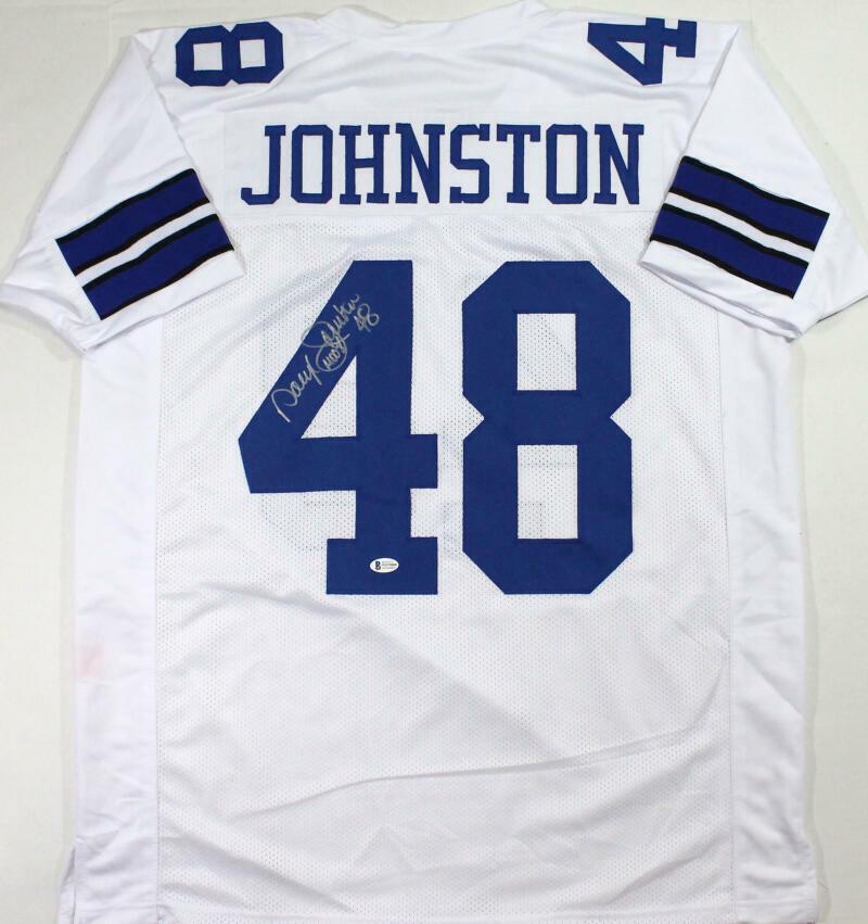 Daryl Moose Johnston Autographed White Pro Style Jersey - Beckett W *4: Daryl Moose Johnston Autographed White Pro Style Jersey - Beckett W *4 Sport: Football-NFL Product: Jersey Original/Reprint: Original Player: Daryl Moose Johnston Team: Dallas Cowboys Autograph Authen
