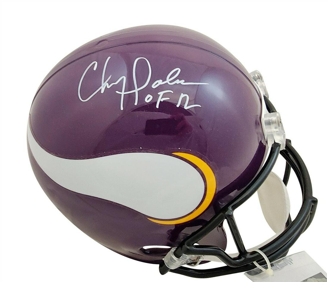 Chris Doleman Signed Full Size Helmet Autographed Vikings PSA/DNA AK22270: Chris Doleman Signed Full Size Helmet Autographed Vikings PSA/DNA AK22270 Sport: Football-NFL Product: Helmet Original/Reprint: Original Player: Chris Doleman Team: Vikings Autograph Authentication: P