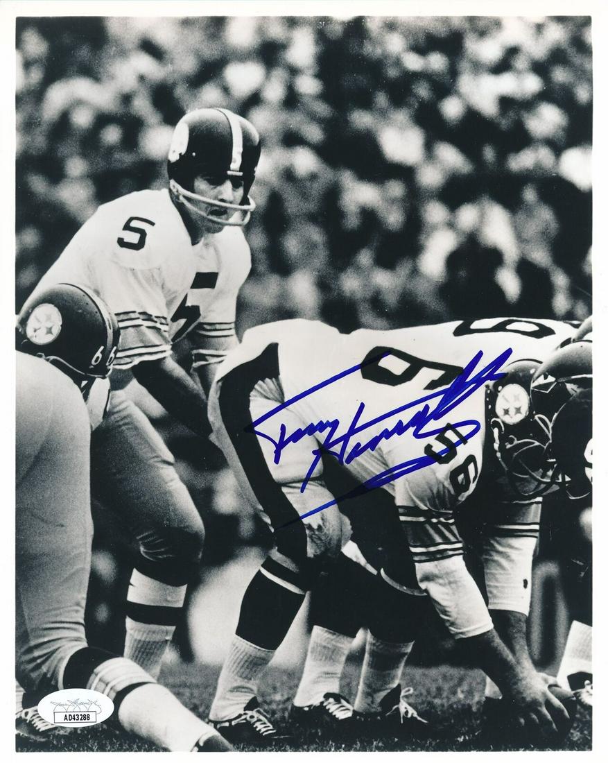 Terry Hanratty Autographed 8x10 Photo Pittsburgh Steelers JSA: Terry Hanratty Autographed 8x10 Photo Pittsburgh Steelers JSA Sport: Football-NFL Product: Photo Original/Reprint: Original Team: Pittsburgh Steelers Autograph Authentication: JSA League: NFL Pre-Owne