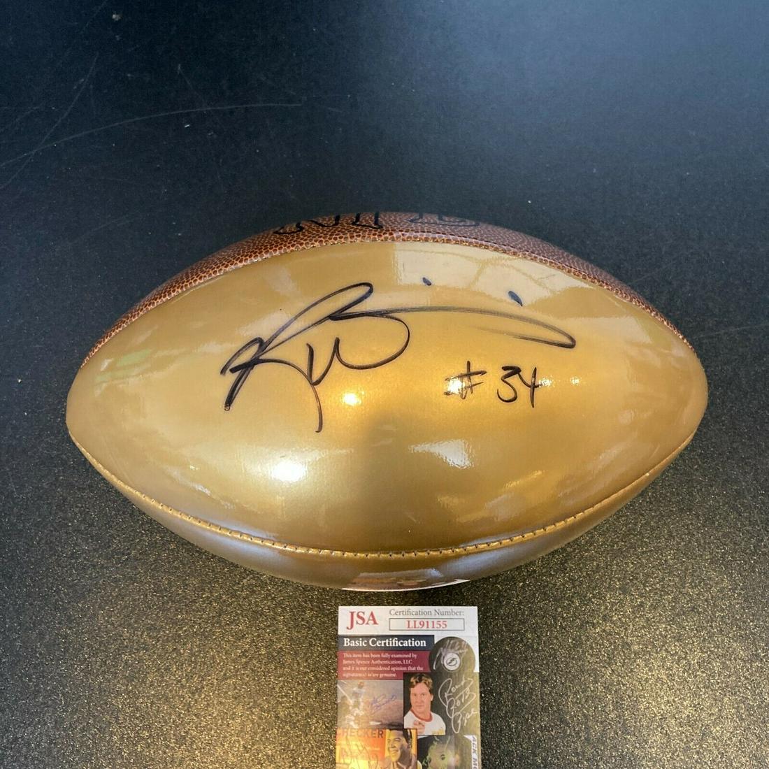 Ricky Williams Signed Autographed Wilson Official NFL Game Football JSA COA: Ricky Williams Signed Autographed Wilson Official NFL Game Football JSA COA Product: Ball Sport: Football-NFL Autograph Authentication: James Spence (JSA) Original/Reprint: Original Pre-Owned PLEASE N