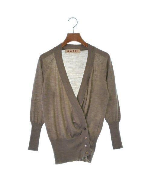 MARNI Cardigan Beige 38(Approx. S): MARNI Cardigan Beige 38(Approx. S) Style: Cardigan Color: Beige "Size (WomenS): 38 (S rank)" Size Type: Regular Type: cardigan B: Reasonable Wear and Tear The Mynt Guarantee: All items in this auction