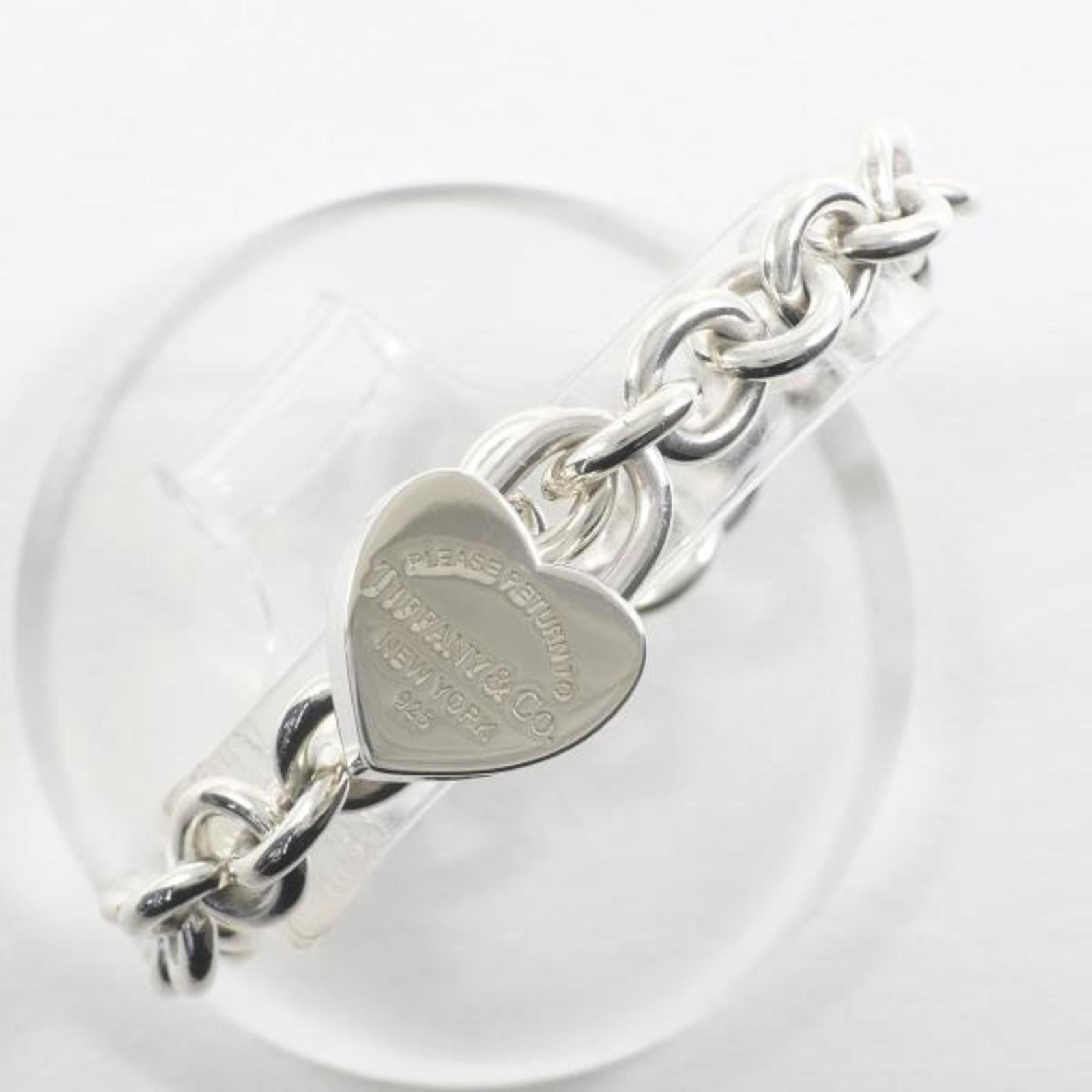 Tiffany return toe silver bracelet bag total weight about 31.1g 17cm jewelry: Tiffany return toe silver bracelet bag total weight about 31.1g 17cm jewelry Brand: Tiffany Line: Return To Tiffany Type: Charm bracelet Gender: Women Material: Silver 925 Color: Silver Length: 17cm /
