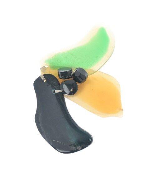 MARNI Brooche/Corsage GreenxYellowxBlack: MARNI Brooche/Corsage GreenxYellowxBlack Color: GreenxYellowxBlack Type: Brooch Corsage B: Reasonable Wear and Tear The Mynt Guarantee: All items in this auction are guaranteed to be 100% authentic. A