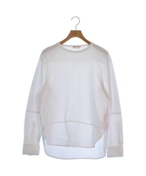 MARNI T-shirt/Cut & Sewn White 48(Approx. L): MARNI T-shirt/Cut & Sewn White 48(Approx. L) Color: White "Size (MenS): 48 (L rank)" Size Type: Regular Type: T-shirt / cut A: Excellent The Mynt Guarantee: All items in this auction are guaranteed to
