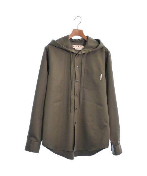 MARNI Casual Shirt Khaki 44(Approx. S): MARNI Casual Shirt Khaki 44(Approx. S) Size: 44(Approx. S) Size Type: Regular Color: Khaki Type: Button-Up Fit: Regular Neckline: Collared Vintage: No Season: Fall Winter Handmade: No Chest Size: 48 i