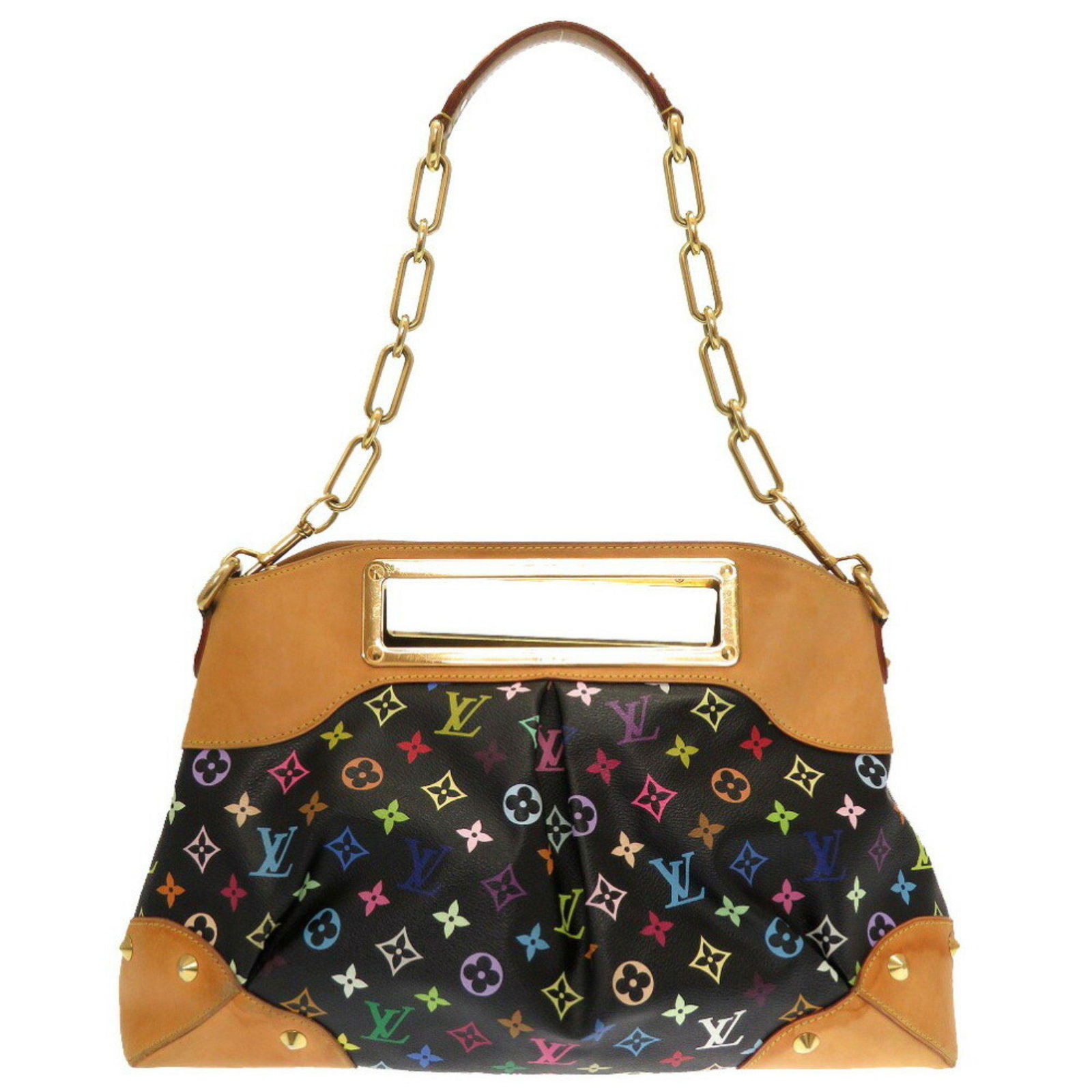 Louis Vuitton Monogram Multicolor Judy GM Black M40256 Shoulder Bag Handbag LOUIS VUITTON: Louis Vuitton Monogram Multicolor Judy GM Black M40256 Shoulder Bag Handbag LOUIS VUITTON Brand: Louis Vuitton Country of Origin: France Type: Handbag Shoulder bag Material: Monogram Multicolore Monog
