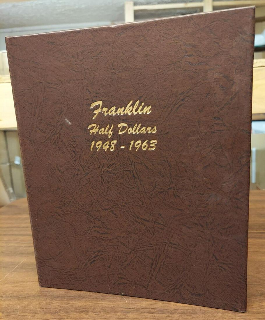 DANSCO ALBUM 7165 FRANKLIN HALF DOLLARS - USED - NO COINS ALBUM ONLY: DANSCO ALBUM 7165 FRANKLIN HALF DOLLARS - USED - NO COINS ALBUM ONLY Modified Item: No Pre-Owned The MYNT Guarantee: All items in this auction are guaranteed to be 100% authentic. At Your Service: At 