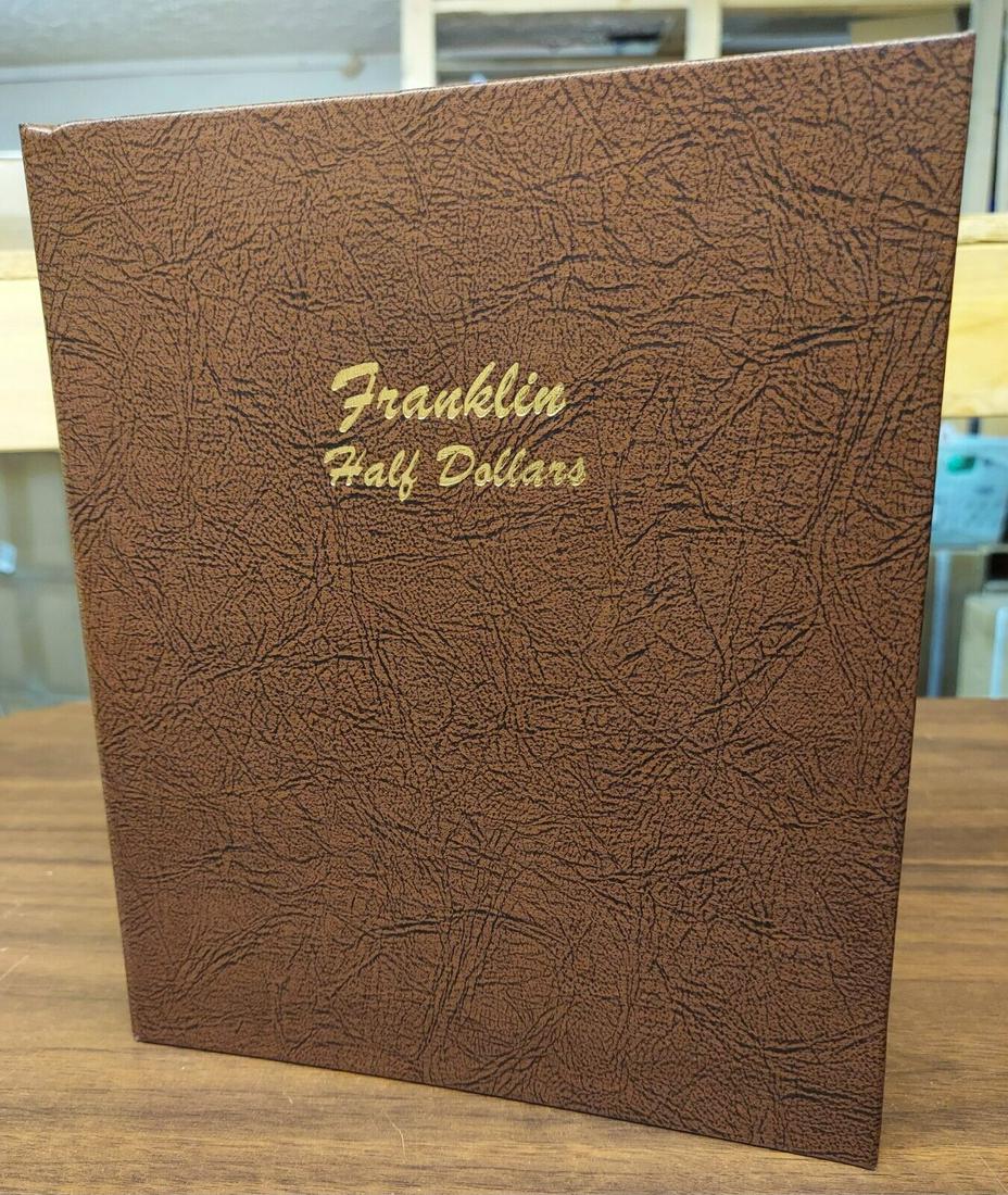 DANSCO ALBUM 7165 FRANKLIN HALF DOLLARS - USED - NO COINS ALBUM ONLY: DANSCO ALBUM 7165 FRANKLIN HALF DOLLARS - USED - NO COINS ALBUM ONLY Modified Item: No Pre-Owned The MYNT Guarantee: All items in this auction are guaranteed to be 100% authentic. At Your Service: At 