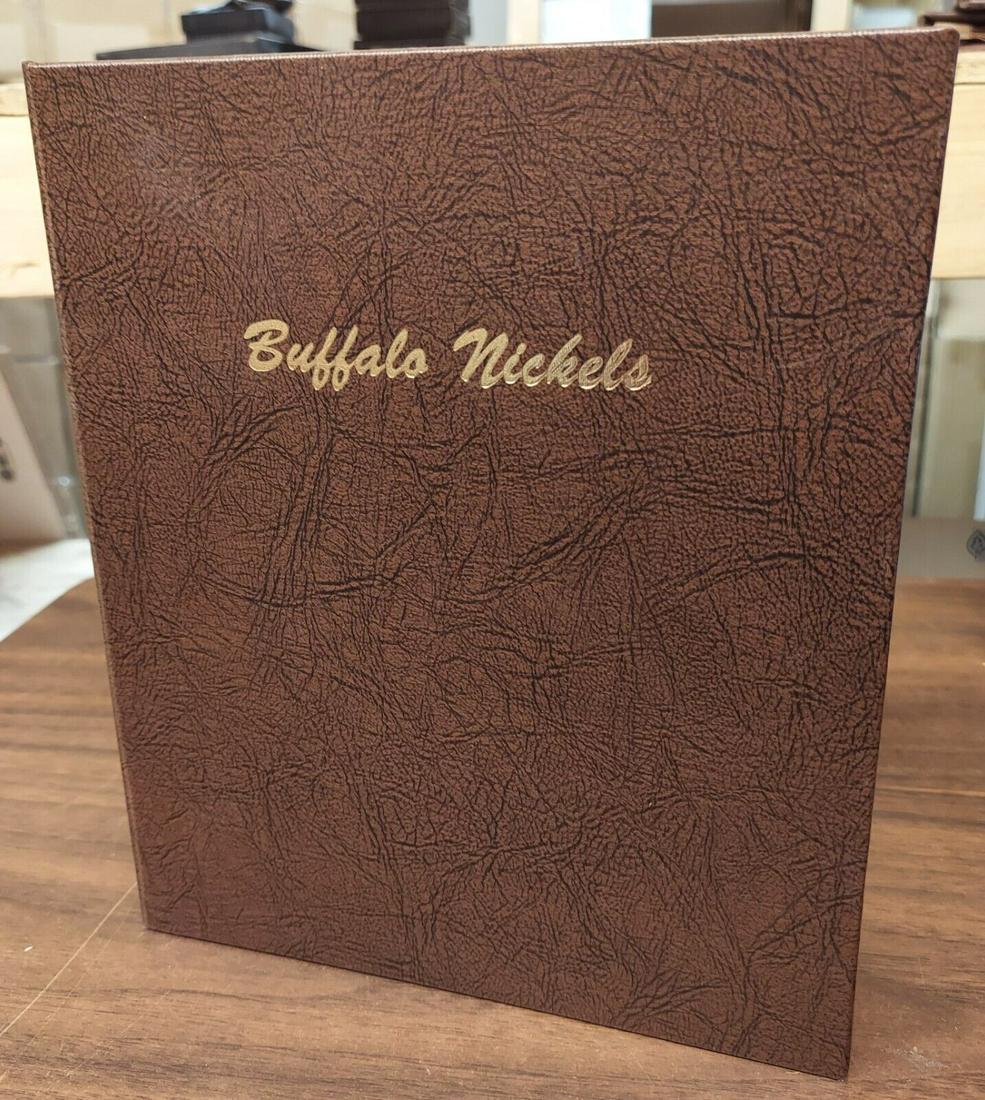 DANSCO ALBUM 7112 BUFFALO NICKELS 1913-1938 - USED - NO COINS ALBUM ONLY: DANSCO ALBUM 7112 BUFFALO NICKELS 1913-1938 - USED - NO COINS ALBUM ONLY Modified Item: No Pre-Owned The MYNT Guarantee: All items in this auction are guaranteed to be 100% authentic. At Your Service: