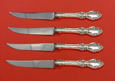 Old Virginia by Reed & Barton Sterling Silver Steak Knife Set 4pc HHWS Custom: Old Virginia by Reed & Barton Sterling Silver Steak Knife Set 4pc HHWS Custom Old virginia by reed & barton sterling silver hollow handle with stainless serrated blade steak knife set 4-piece custom m