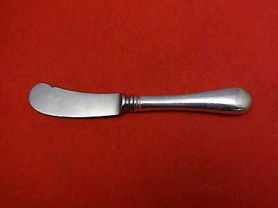 Round by Old Newbury Crafters Onc Sterling Butter Spreader HH w/Notched Paddle: Round by Old Newbury Crafters Onc Sterling Butter Spreader HH w/Notched Paddle Round by old newbury crafters onc sterling silver hollow handle with stainless blade butter spreader paddle blade notched