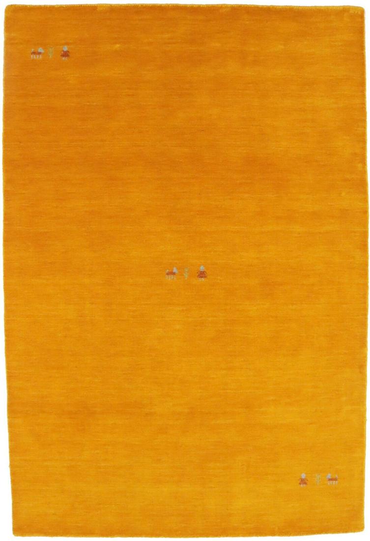 Tribal Pictorial Style Marigold Gabbeh 4X6 Modern Rug Contemporary Decor Carpet: Tribal Pictorial Style Marigold Gabbeh 4X6 Modern Rug Contemporary Decor Carpet Free continental US Shipping Type: Area rug Size: 4"1 X 6"0 Ft Color: Gold Production Technique: Knotted Material: Wool