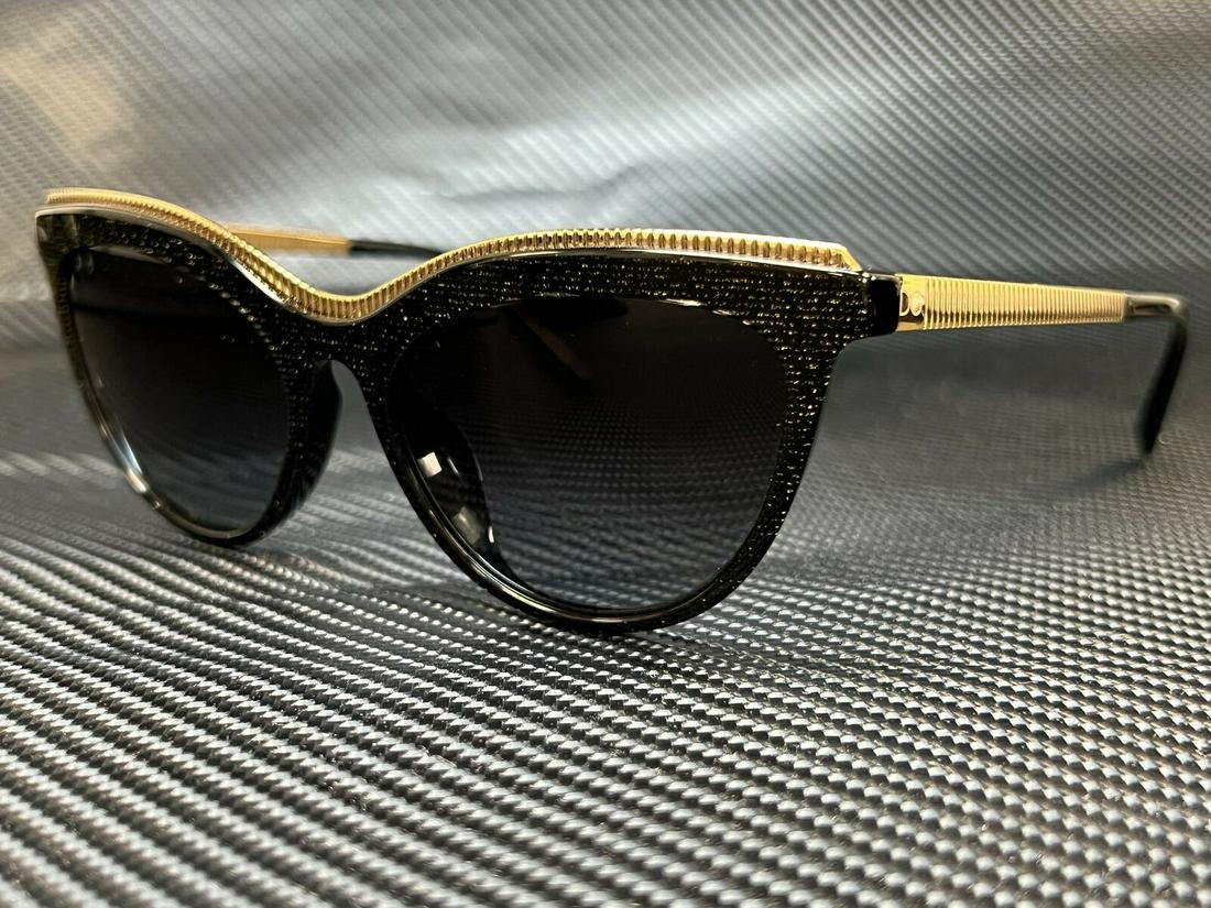 Dolce & Gabbana DG4335F 3218/8G Black Women Sunglasses 54 mm: Dolce & Gabbana DG4335F 3218/8G Black Women Sunglasses 54 mm Frame Color: Black Type: Eyeglasses Lens Socket Width: 54 mm Frame Material: Metal Plastic Bridge Width: 18 mm Temple Length: 140 mm Gender