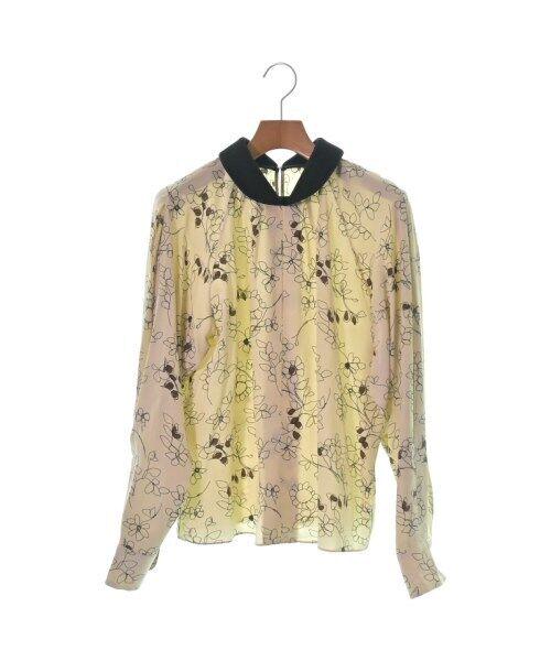 MARNI Blouse BeigexBlackxBrown(Flower Pattern) 38(Approx. S): MARNI Blouse BeigexBlackxBrown(Flower Pattern) 38(Approx. S) Color: BeigexBlackxBrown(Flower Pattern) "Size (Women's): 38 (S rank) Size Type: Regular Type: blouse B: Reasonable Wear and Tear The Mynt