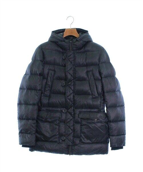 HERNO Down Coat Navy 46(Approx. M): HERNO Down Coat Navy 46(Approx. M) Size: 46(Approx. M) Style: Puffer Coat Type: Coat Size Type: Regular Color: Navy Vintage: No Season: Fall Winter Jacket/Coat Length: 29 in Fit: Regular Handmade: No