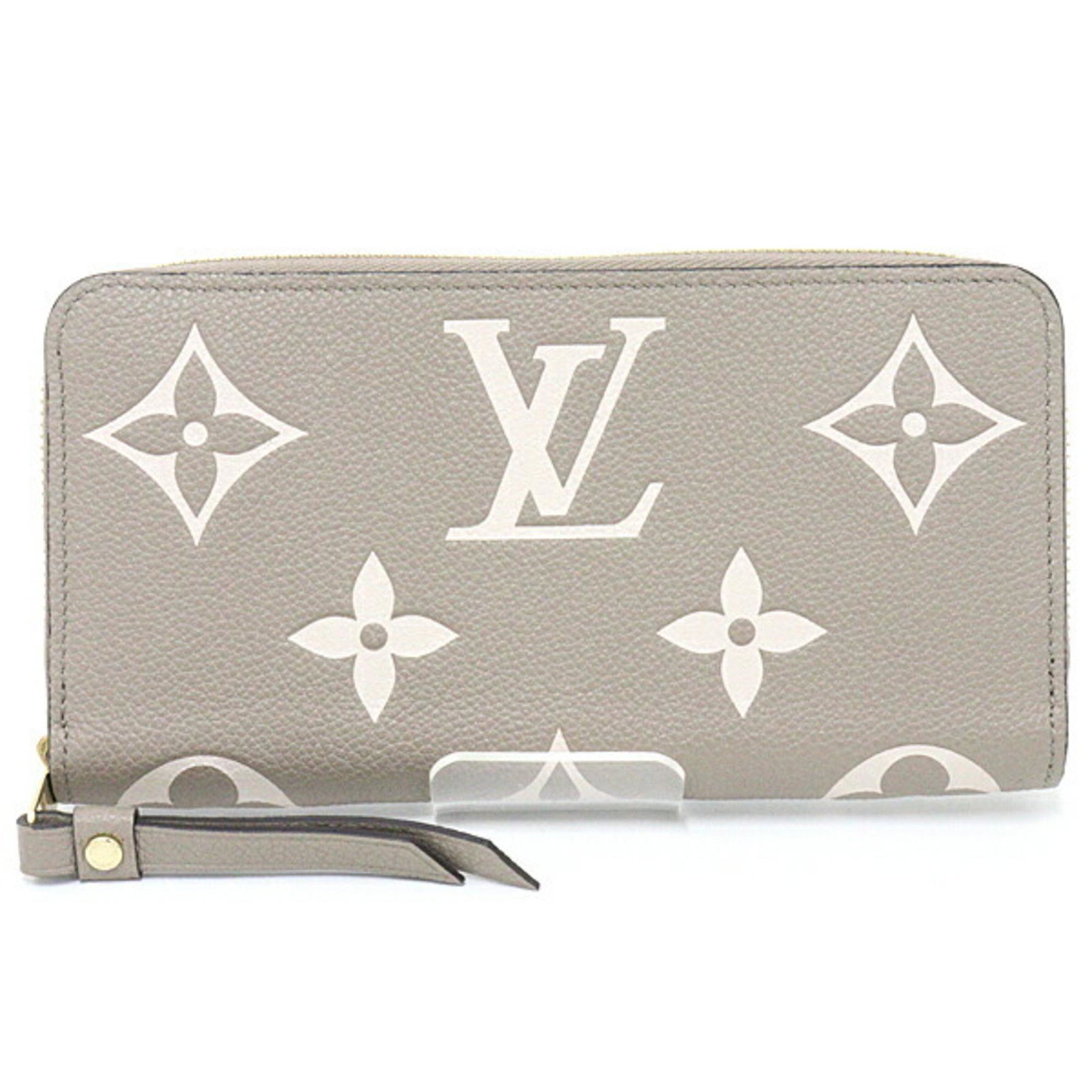 LOUIS VUITTON Louis Vuitton Zippy Round Long Wallet Monogram Implant Leather M69794 Tourtrail Claim: LOUIS VUITTON Louis Vuitton Zippy Round Long Wallet Monogram Implant Leather M69794 Tourtrail Claim Beige Brand: Louis Vuitton Line: Monogram Empreinte Country of Origin: France Type: Long wallet (bi-