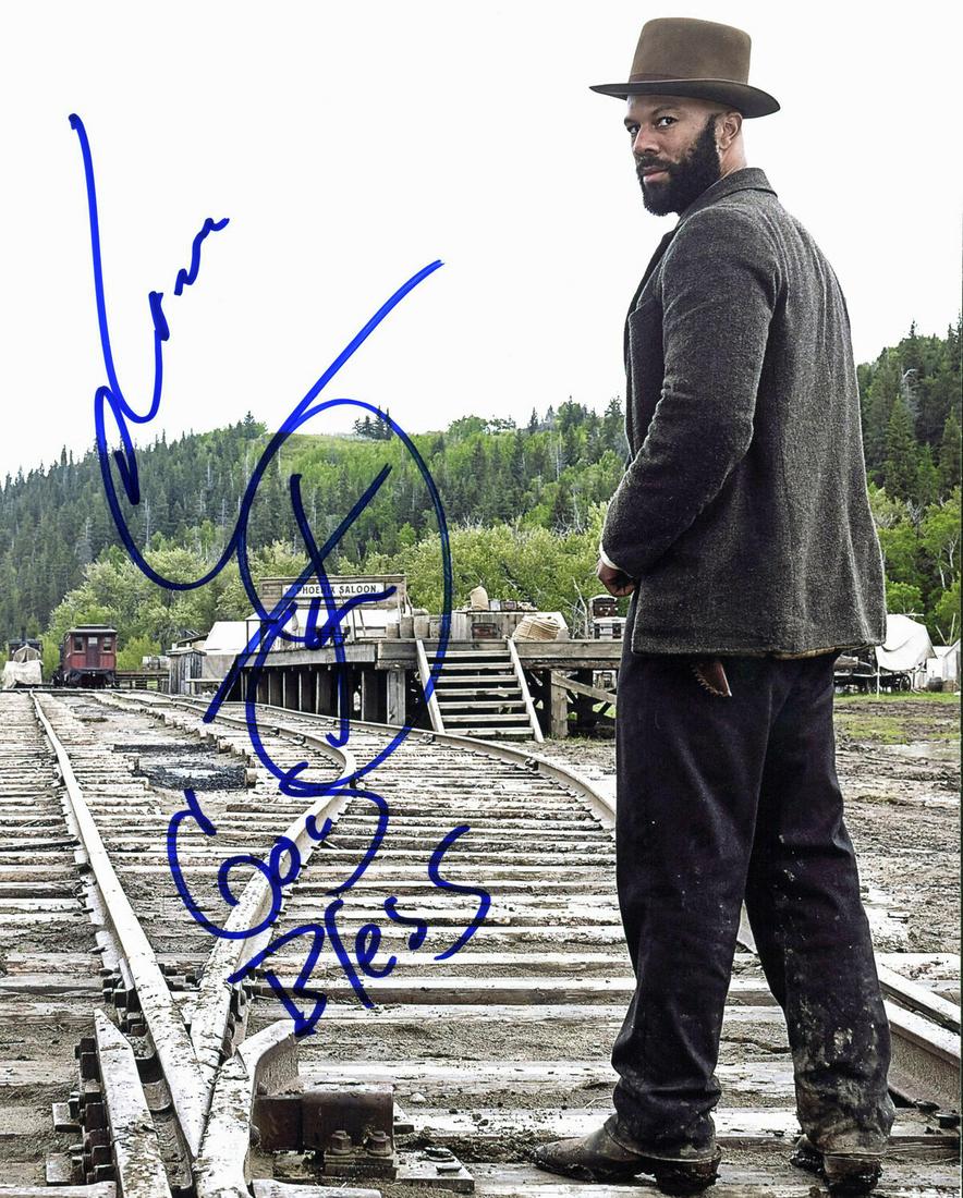 Common Hell on Wheels Signed 8x10 Photo Autographed BAS #F09985: Common Hell on Wheels Signed 8x10 Photo Autographed BAS #F09985 Autograph Authentication: BAS Product Coa: BAS Product Signed By Name: Common Pre-Owned PLEASE NOTE: Framed Large or heavy Items do not