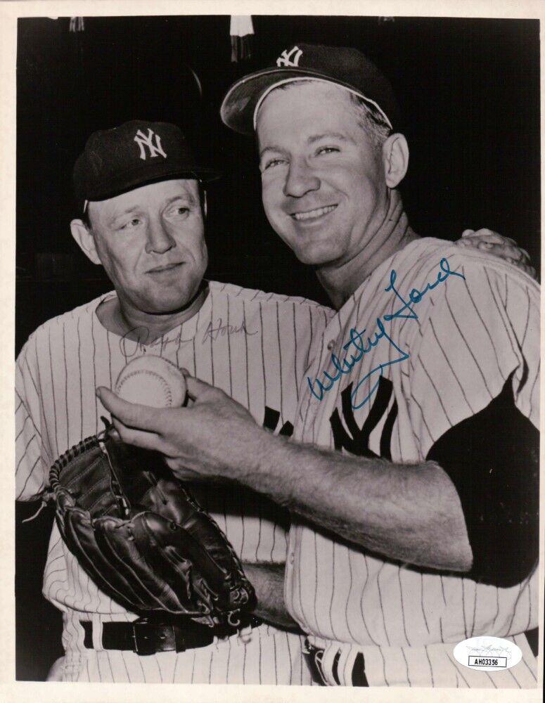 Whitey Ford Ralph Houk Signed Autographed 8X10 Photo NY Yankees JSA: Whitey Ford Ralph Houk Signed Autographed 8X10 Photo NY Yankees JSA Sport: Baseball Product: Photo Original/Reprint: Original Player: Whitey Ford Ralph Houk Team: New York Yankees Autograph Authentica