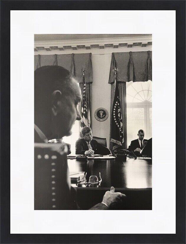 Cornell Capa - John F. Kennedy Photograph Circa 1961 Custom Gallery Framed: Cornell Capa - John F. Kennedy Photograph Circa 1961 Custom Gallery Framed President: John F. Kennedy Year: 1961 First Lady: Jacqueline Kennedy (later Jacqueline Kennedy Onassis) Term In Office: 1961-
