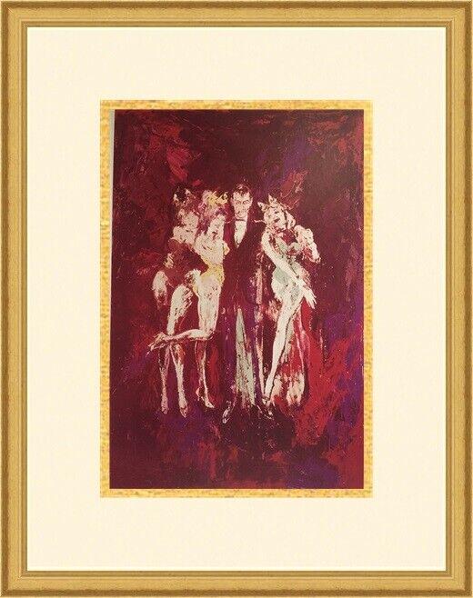 Leroy Neiman - Heff and Bunnies Custom Framed (1 of 2)