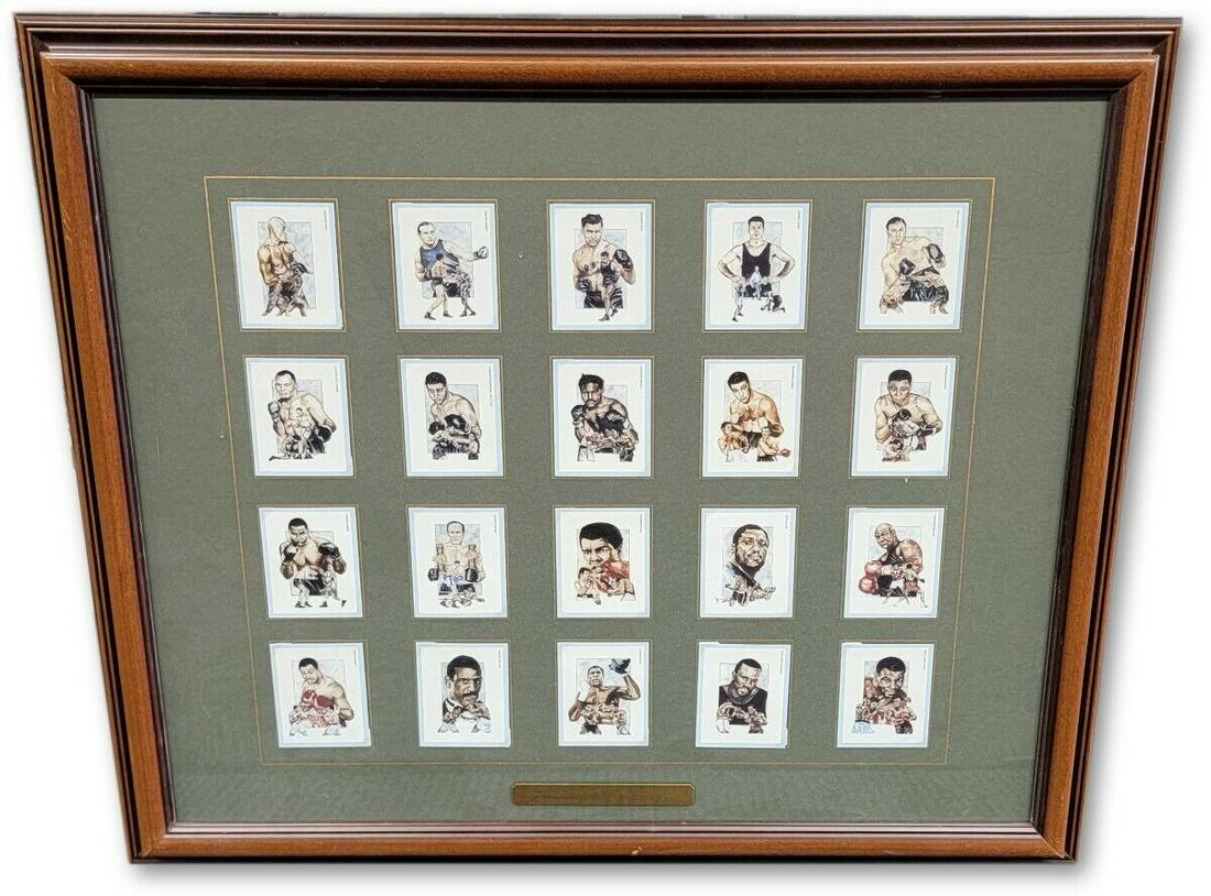 Heavyweight Champions Unsigned Framed Photo Collage Ali Tyson: Heavyweight Champions Unsigned Framed Photo Collage Ali Tyson Sport: Boxing Player: Muhammad Ali Mike Tyson Original/Reproduction: Original Pre-Owned PLEASE NOTE: Framed Large or heavy Items do not ha