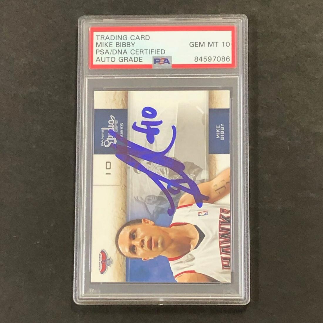 2009-10 Panini Studio #65 Mike Bibby Signed Card AUTO PSA Slabbed Hawks: 2009-10 Panini Studio #65 Mike Bibby Signed Card AUTO PSA Slabbed Hawks Original/Reprint: Original Sport: Basketball-NBA Pre-Owned PLEASE NOTE: Framed Large or heavy Items do not have shipping costs i