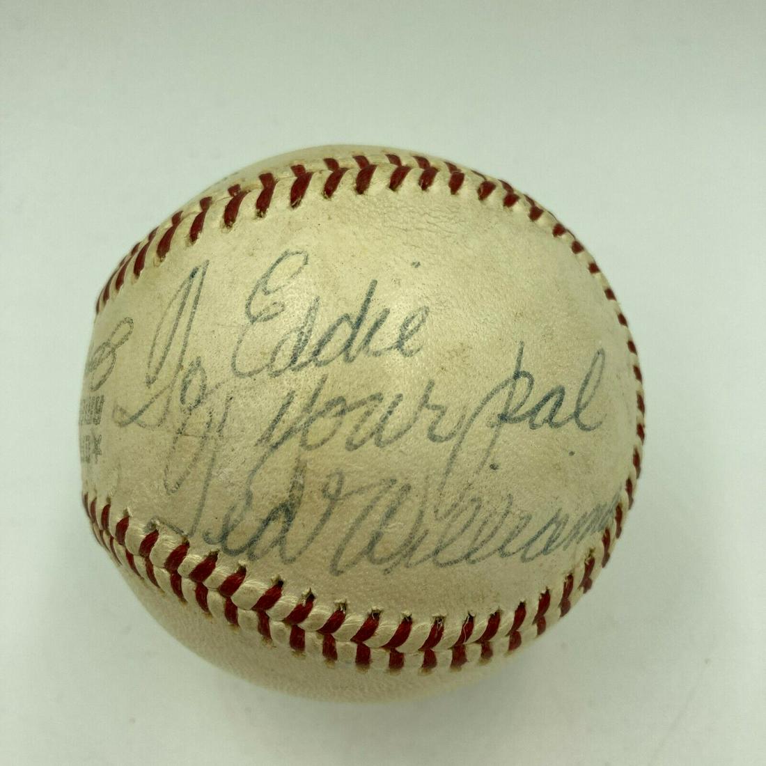 Ted Williams Signed Vintage 1960s American League Joe Cronin Baseball JSA COA: Ted Williams Signed Vintage 1960s American League Joe Cronin Baseball JSA COA Product: Ball Sport: Baseball-MLB Autograph Authentication: James Spence (JSA) Original/Reprint: Original Pre-Owned PLEASE
