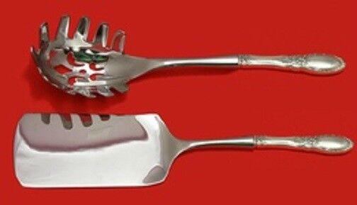 Old Mirror By Towle Sterling Silver Italian Serving Set HHWS 2pc Custom: Old Mirror By Towle Sterling Silver Italian Serving Set HHWS 2pc Custom Old mirror by towle sterling silver custom made hollow handle with stainless implement italian serving set 2-piece which include