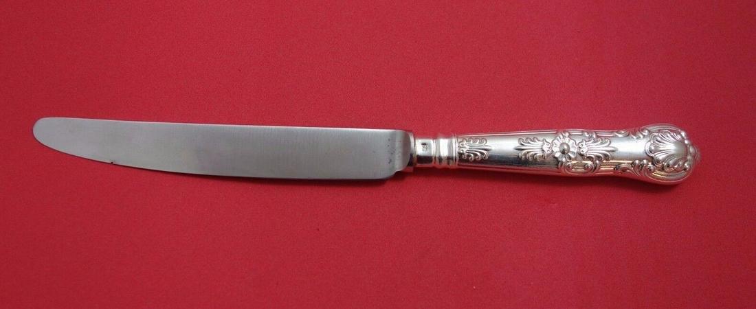 Queens by Richard Comyns English Sterling Silver Dinner Knife French 9 3/4" 1965: Queens by Richard Comyns English Sterling Silver Dinner Knife French 9 3/4" 1965 Queens by richard comynsqueens by richard comyns sterling silver hollow handle dinner knife french, 9 3/4", circa 1965.