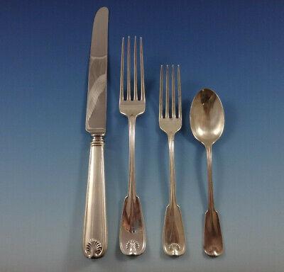 Palm by Tiffany & Co. Sterling Silver Flatware Set Service 8 Dinner 33 Pieces: Palm by Tiffany & Co. Sterling Silver Flatware Set Service 8 Dinner 33 Pieces Edward moore, designer of this pattern, dominated the first era of tiffany made flatware and designed several full lines o