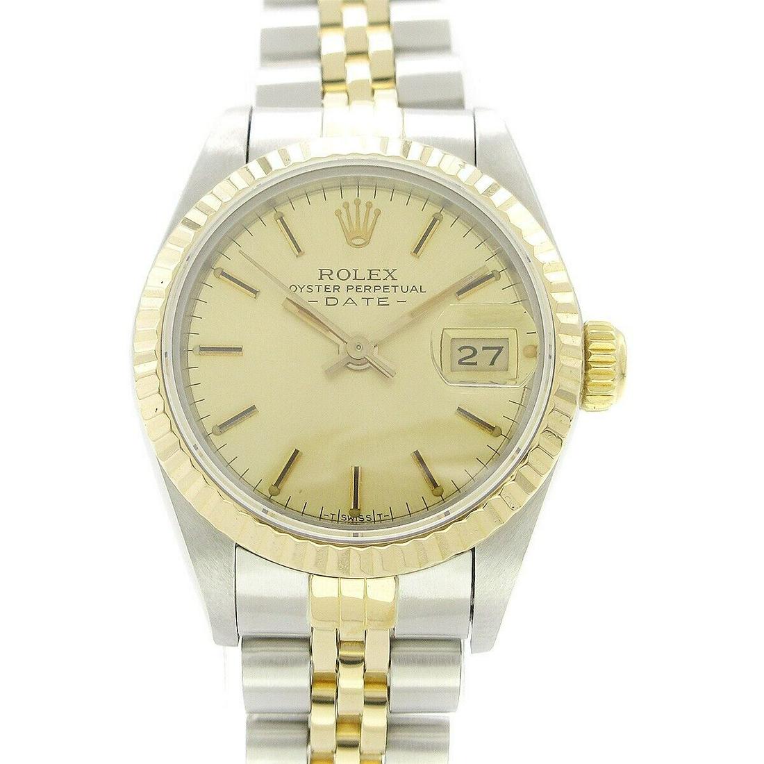 Rolex Oyster Perpetual Date 26mm Ref.69173 Self Winding Watch 18kyg