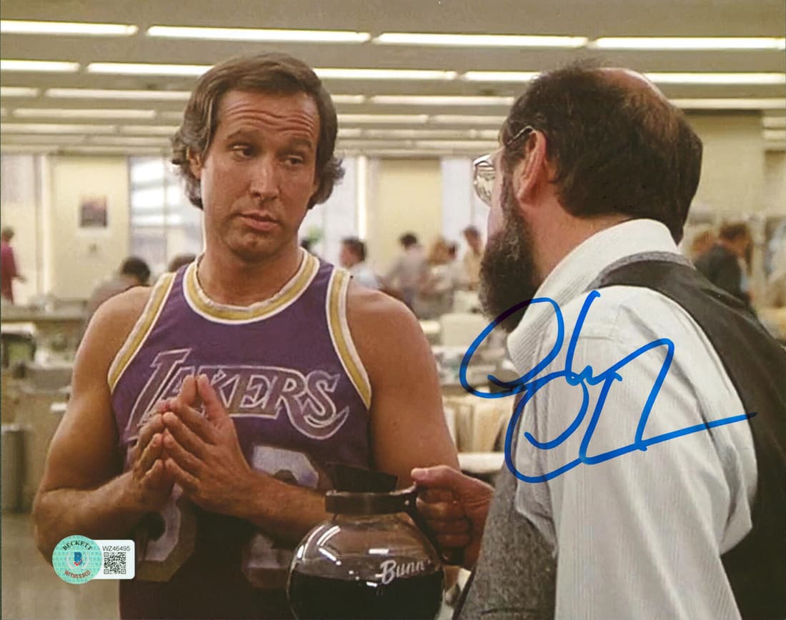 Chevy Chase Fletch Signed 8x10 Photo w/ Boss BAS Witnessed: Chevy Chase Fletch Signed 8x10 Photo w/ Boss BAS Witnessed Industry: Movies Object Type: Photograph Original/Reproduction: Original Autograph Authentication: Beckett Product Coa: Beckett Product Signe