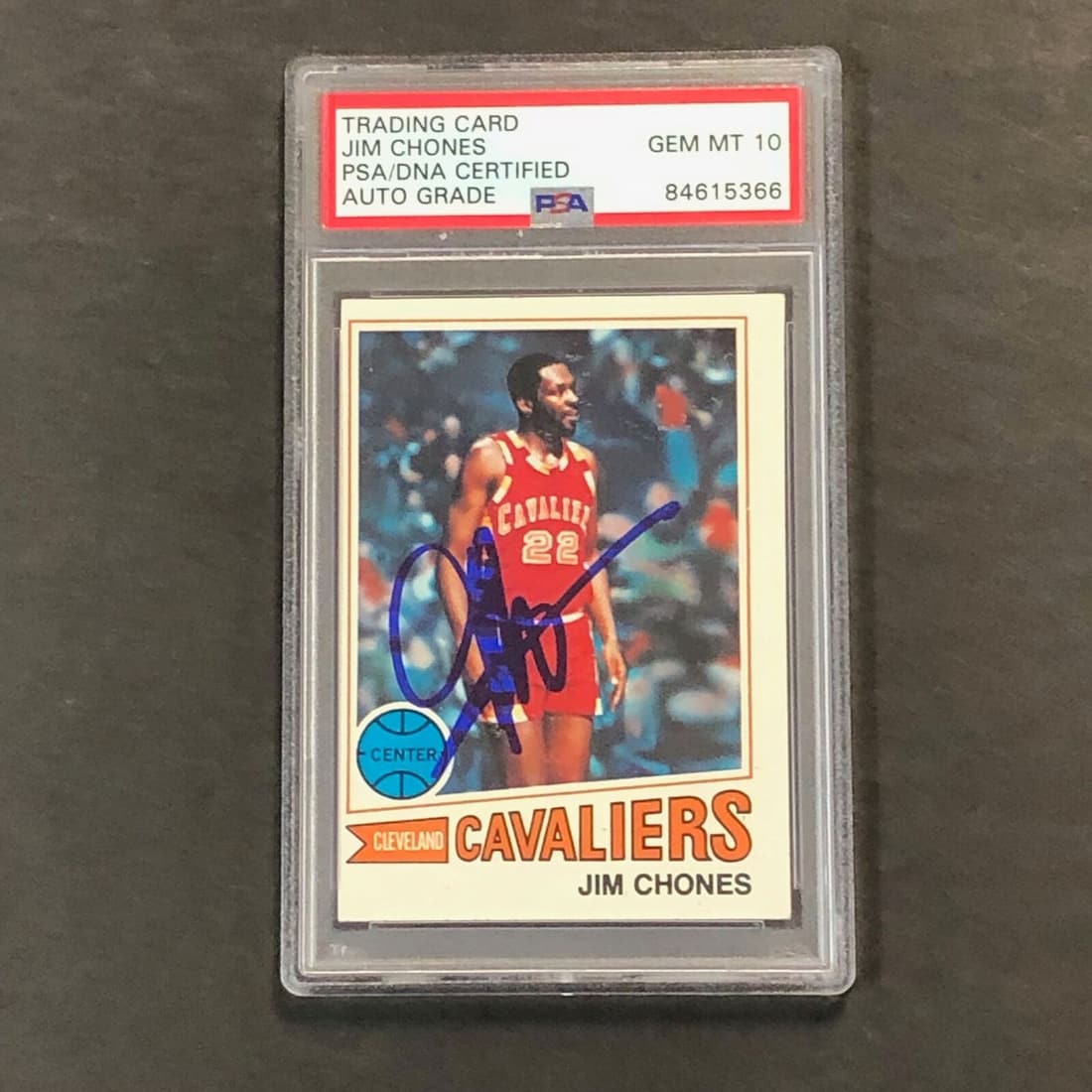 1977-78 Topps #57 Jim Chones Signed Card AUTO 10 PSA Slabbed Cavaliers: 1977-78 Topps #57 Jim Chones Signed Card AUTO 10 PSA Slabbed Cavaliers Original/Reprint: Original Sport: Basketball-NBA Pre-Owned PLEASE NOTE: Framed Large or heavy Items do not have shipping costs in