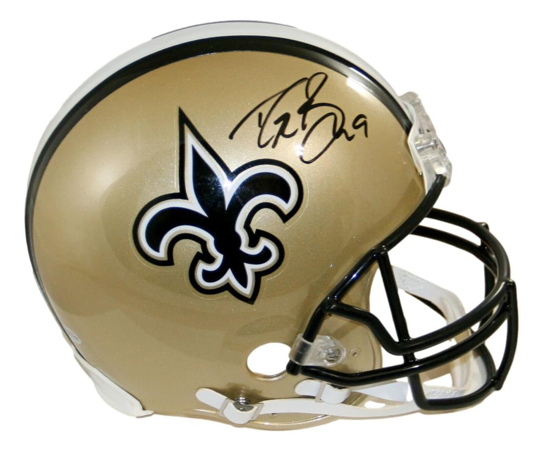 Drew Brees Autographed Full Size Proline Helmet Saints Beckett BAS: Drew Brees Autographed Full Size Proline Helmet Saints Beckett BAS Sport: Football-NFL Player: Drew Brees Signed: Yes Original/Reprint: Original Autograph Authentication: Beckett Authentication Servic