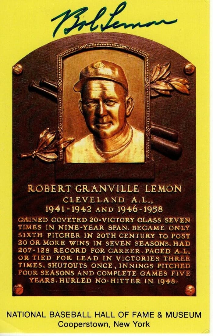 Bob Lemon Signed Autographed Hall of Fame Postcard Cleveland Indians BAS: Bob Lemon Signed Autographed Hall of Fame Postcard Cleveland Indians BAS Sport: Baseball Product: Postcard Original/Reprint: Original Player: Bob Lemon Autograph Authentication: Beckett Authentication