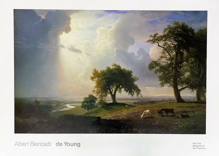 Albert Bierstadt - de Young Large Poster 26" x 36": Albert Bierstadt - de Young Large Poster 26" x 36" Features: unframed Item Width: 36 in Item Length: 36 in Item Height: 26 in Subject: Farm Scene Size: Large Origin: united states Material: Paper Orie