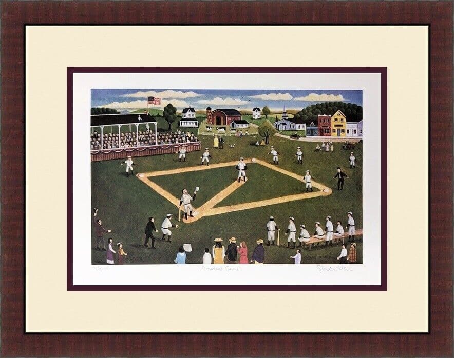 Steven Klein - Americas Game Hand Signed L/ED Litho Custom Framed: Steven Klein - Americas Game Hand Signed L/ED Litho Custom Framed Features: Framed Matted Signed Limited Edition Numbered Region Of Origin: united states Item Width: 22 in Title: Americas Game Product