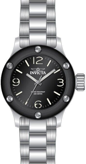 Invicta Russian Diver Men's Watch Quartz 52mm Black and Silver 18579 NEW: Invicta Russian Diver Men's Watch Quartz 52mm Black and Silver 18579 NEW Brand: Invicta Department: Men Type: Wristwatch Movement: Quartz Band Color: Silver Customized: No Dial Color: Black Model: 185