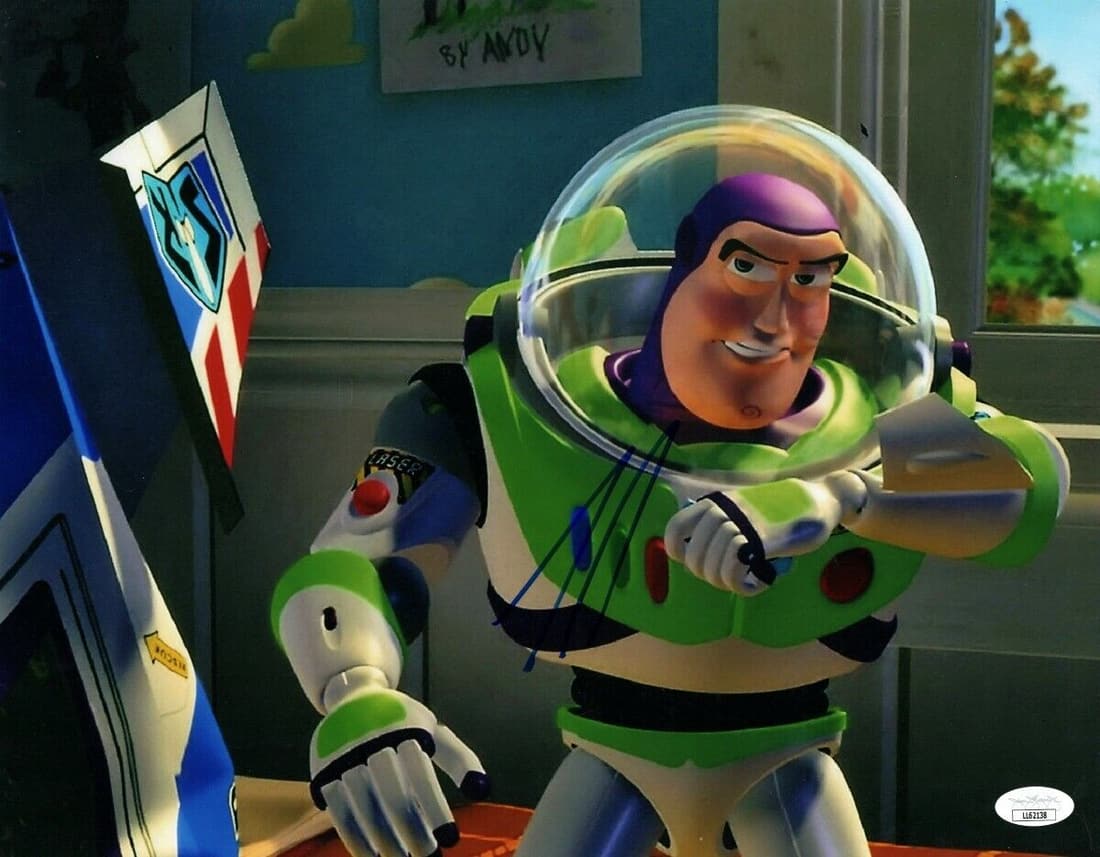 Tim Allen Signed Autographed 11X14 Photo Toy Story Buzz Lightyear JSA: Tim Allen Signed Autographed 11X14 Photo Toy Story Buzz Lightyear JSA Industry: Movies Object Type: Photograph Original/Reproduction: Original Signed By: Tim Allen Autograph Authentication: James Spen