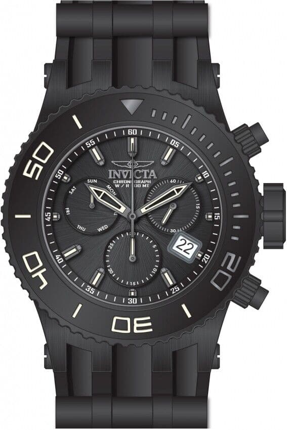 Invicta Men's Specialty Subaqua Diver Quartz Chronograph Watch 52mm NEW: Invicta Men's Specialty Subaqua Diver Quartz Chronograph Watch 52mm NEW Brand: Invicta Department: Men Type: Wristwatch Movement: Quartz Band Color: Black Customized: No Dial Color: Black Model: 22367