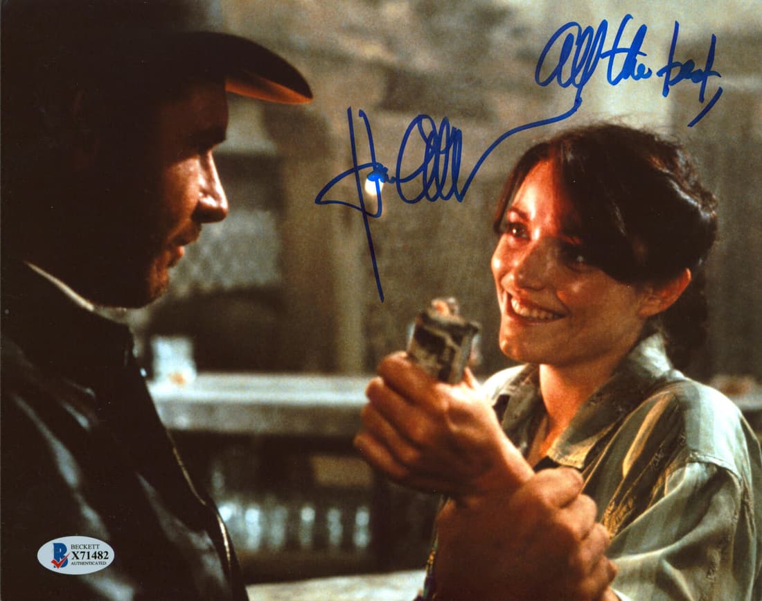 Karen Allen Indiana Jones "All The Best" Signed 8x10 Photo BAS #X71482: Karen Allen Indiana Jones "All The Best" Signed 8x10 Photo BAS #X71482 Industry: Movies Object Type: Photograph Original/Reproduction: Original Autograph Authentication: Beckett Product Coa: Beckett P