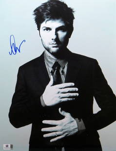 Adam Scott Signed Autographed 11X14 Photo Classic Sexy B/W Suit: Adam Scott Signed Autographed 11X14 Photo Classic Sexy B/W Suit Industry: Movies Object Type: Photograph Original/Reproduction: Original Signed By: Adam Scott Autograph Authentication: Global Authenti
