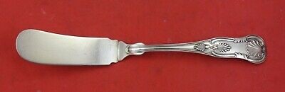 Kings by Bailey & Co. Sterling Silver Master Butter flat handle G. Sharp 7 3/4": Kings by Bailey & Co. Sterling Silver Master Butter flat handle G. Sharp 7 3/4" Ings by bailey & co. Sterling silver master butter flat handle george sharp coin 7 3/4" in the pattern kings by bailey &