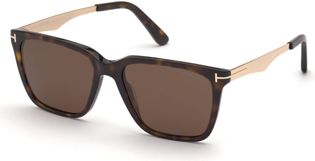 TOM FORD Eric-02 FT0862 52E Dark Havana Rectangle Square 56 mm Mens Sunglasses: TOM FORD Eric-02 FT0862 52E Dark Havana Rectangle Square 56 mm Mens Sunglasses Frame Color: Brown Style: Rectangle Type: Sunglasses New The Mynt Guarantee: All items in this auction are guaranteed to 